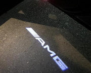 Mercedes-Benz logolliset projektorivalot peiliin ; 2kpl sarja (Malli #1)