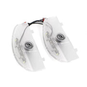Mitsubishi logolliset projektorivalot oviin ; 2kpl sarja