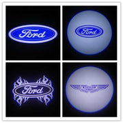 Ford logolliset projektorivalot peiliin ; 2kpl sarja (Pyöreä Malli)