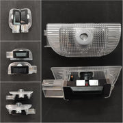 Mercedes W220/R230 logolliset projektorivalot oviin ; 2kpl sarja (Malli #10)