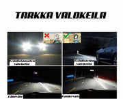 D1S 55W Kaasupurkauspolttimot (Xenon) 4800lm - KIRKKAAT ; pitkäikäiset TEHOpolttimot