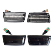 Cadillac / Chevrolet Dynaamiset LED sivuvilkut aaltoefektillä ; Tumma/Kirkas kotelo (2kpl sarja)
