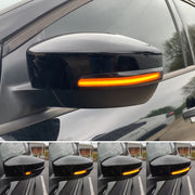 Ford Dynaamiset LED peilien vilkut aaltoefektillä ; Tummennettu kotelo