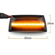 Opel Dynaamiset LED aaltoefekti sivuvilkut ; Tumma/Kirkas (2kpl sarja)