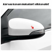 Toyota Dynaamiset LED peilien vilkut aaltoefektillä; Kirkas/Tumma kotelo