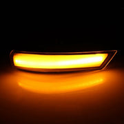 Ford  Dynaamiset LED peilien vilkut aaltoefektillä ; Tumma/Kirkas kotelo