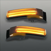 Ford F-150 (P552) Dynaamiset LED peilien vilkut aaltoefektillä; Kirkas/Tumma kotelo (2kpl sarja)