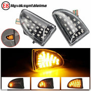 Smart ForTwo (W451) Dynaamiset LED sivuvilkut aaltoefektillä ; Tumma/Kirkas kotelo