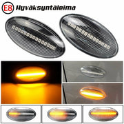 Opel Agila / Fiat Sedici Dynaamiset LED sivuvilkut aaltoefektillä ; Tumma/Kirkas kotelo