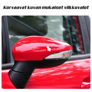 Ford BMax / Fiesta Dynaamiset LED peilien vilkut aaltoefektillä; Kirkas/Tumma kotelo (2kpl sarja)