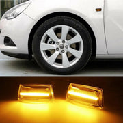 Cadillac / Chevrolet Dynaamiset LED sivuvilkut aaltoefektillä ; Tumma/Kirkas kotelo (2kpl sarja)