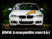 BMW Etu- ja takamerkit / Hamann värillinen / 82mm & 74mm