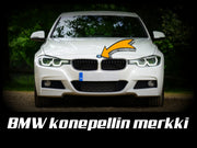 BMW Etu- ja takamerkit / AC Schnitzer musta / 82mm & 74mm