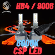 LED Kaukovalot 6400lm 6000K (Valkoiset) CSP (2kpl sarja)