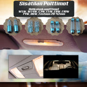 Sisätilan Hehkulankapolttimot ; W5W/ 28-42mm /BA9S
