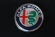 Alfa Romeo 60mm Vannekeskiöt ; Hopeiset (4kpl sarja)