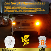 WY21W (7440) LED -Polttimo (2000K) Vilkkuvalo (1kpl) 100% CANBUS